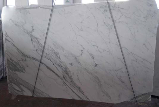 Calacata marble slabs