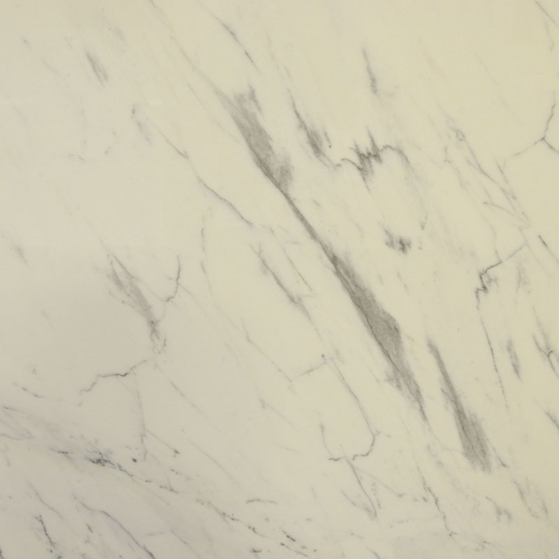 White polished marble