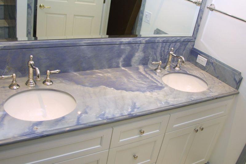 quartzite bathroom countertop